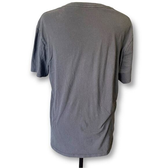 Vintage‎ Guess V-Neck Short Sleeve T-Shirt, Gray, Size Medium - Picture 7 of 8
